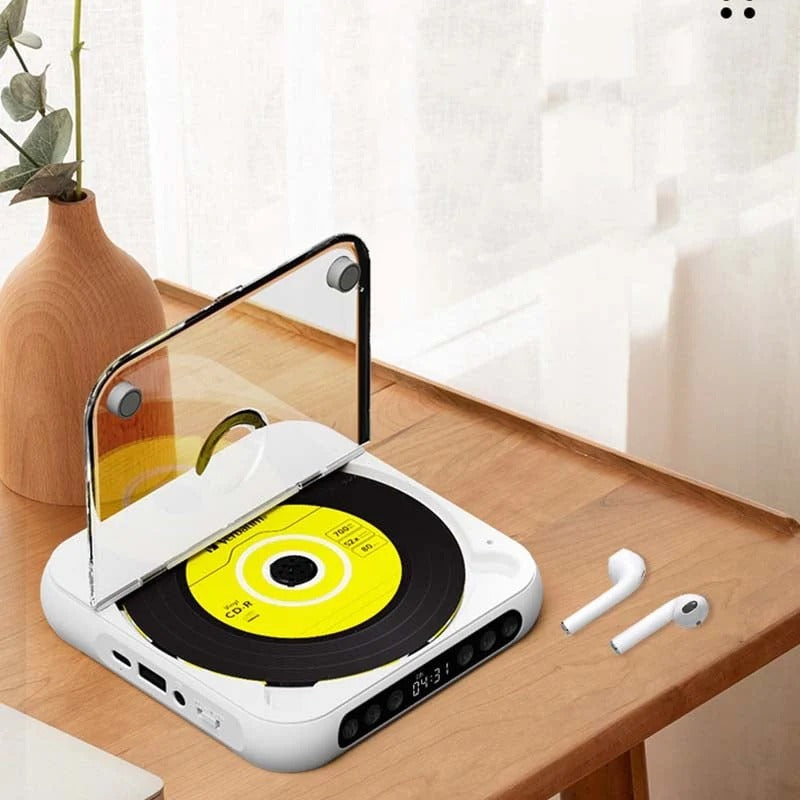 Compact Portable CD Player with Bluetooth