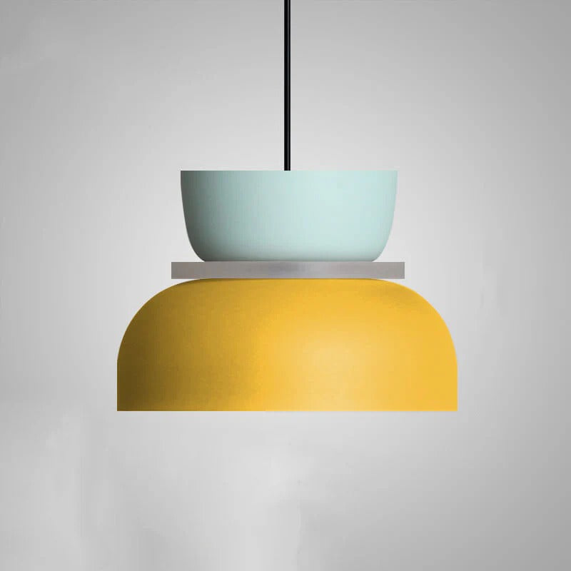 Nordic Colorful Macaron Metal Pendant Light for Living Room