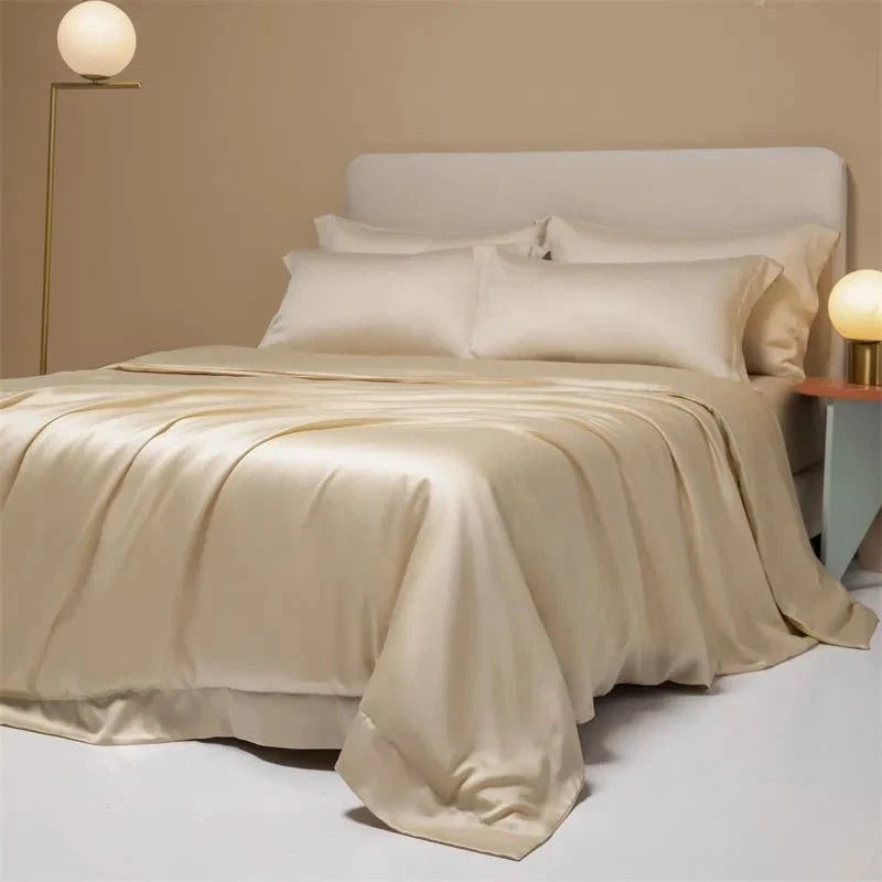 Bamboo Fiber Cooling Duvet Cover Set