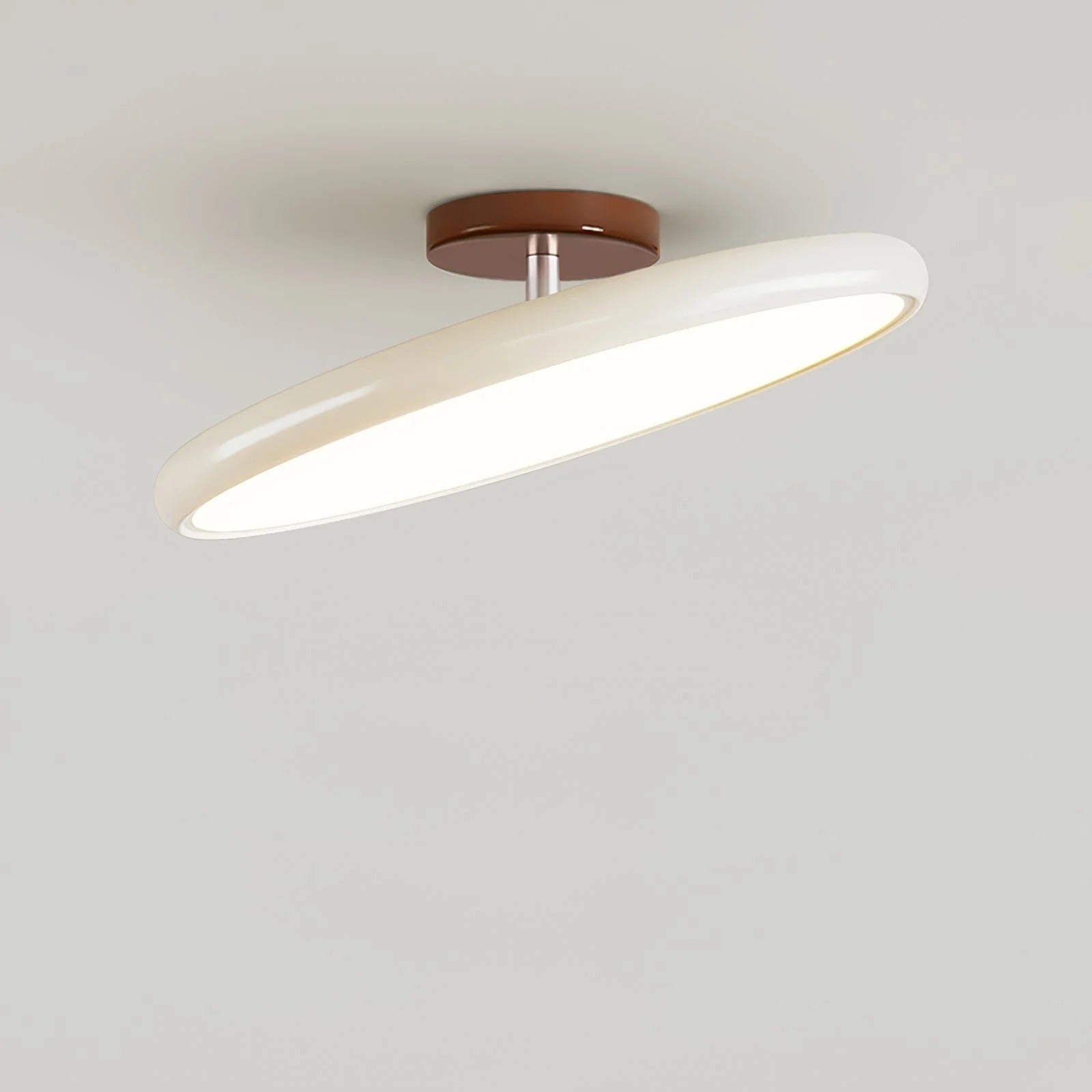 Minimalist Round Disc Flush Mount Ceiling Light for Bedroom