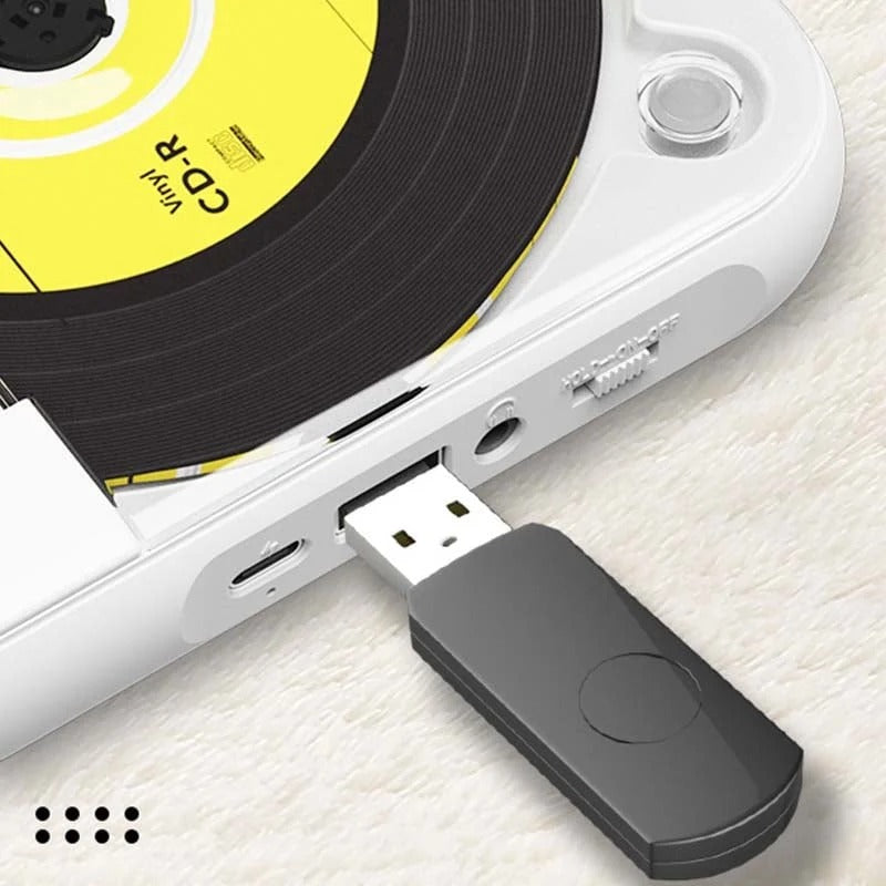 Compact Portable CD Player with Bluetooth