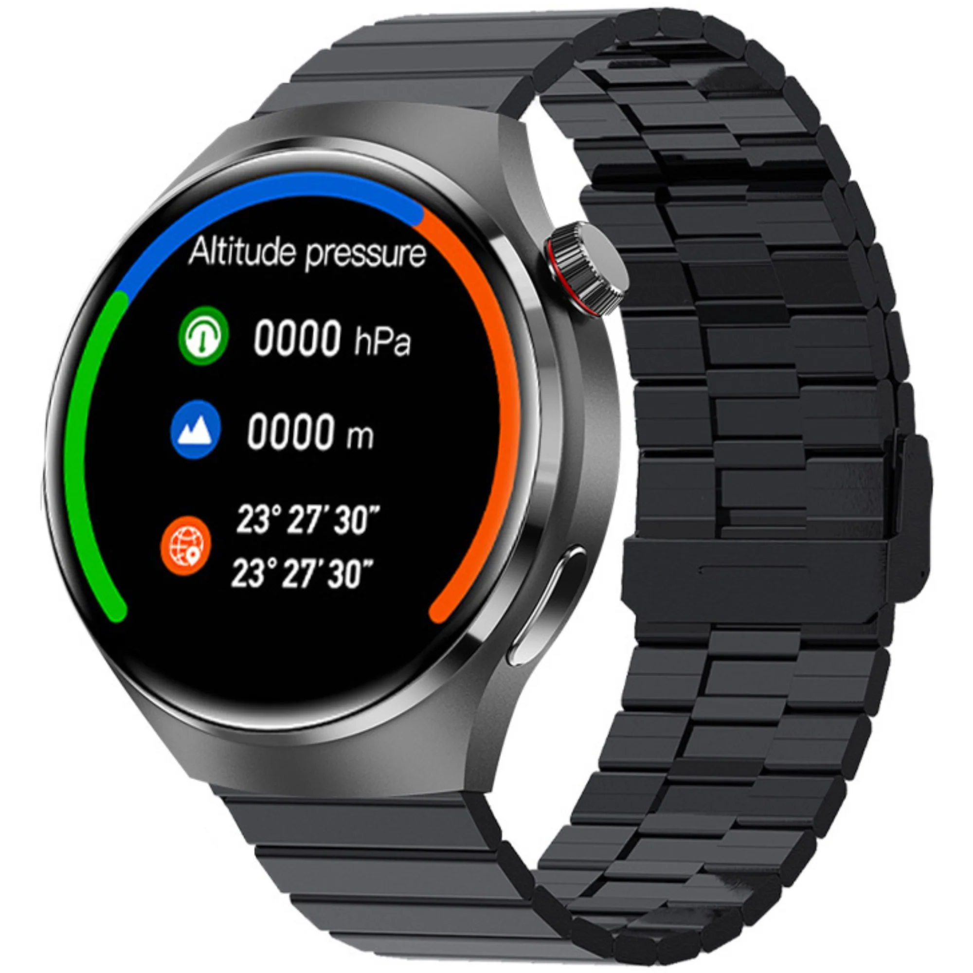 Smartwatch with AMOLED Display and Heart Rate Tracking