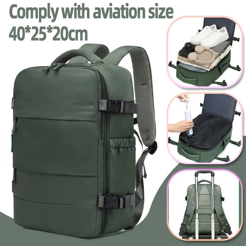 Vacuum Compression Travel Backpack