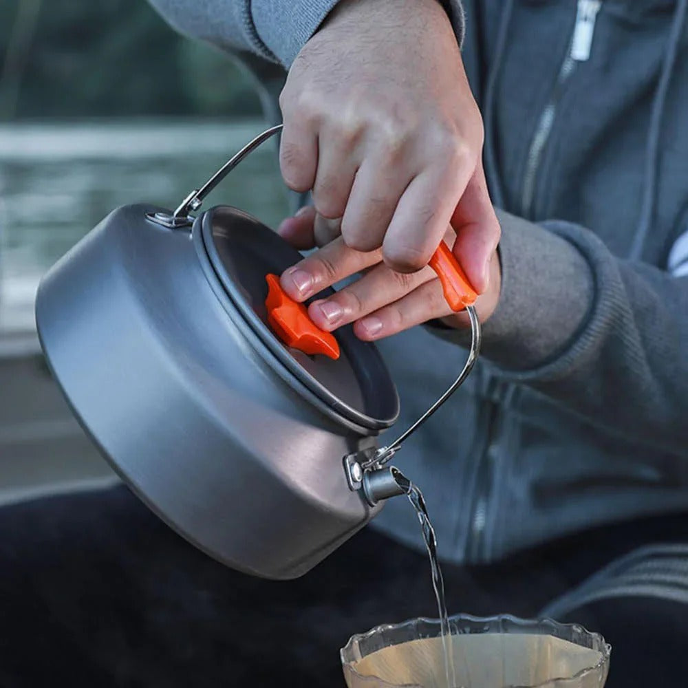 Camping Cookware Set for 4-5 People