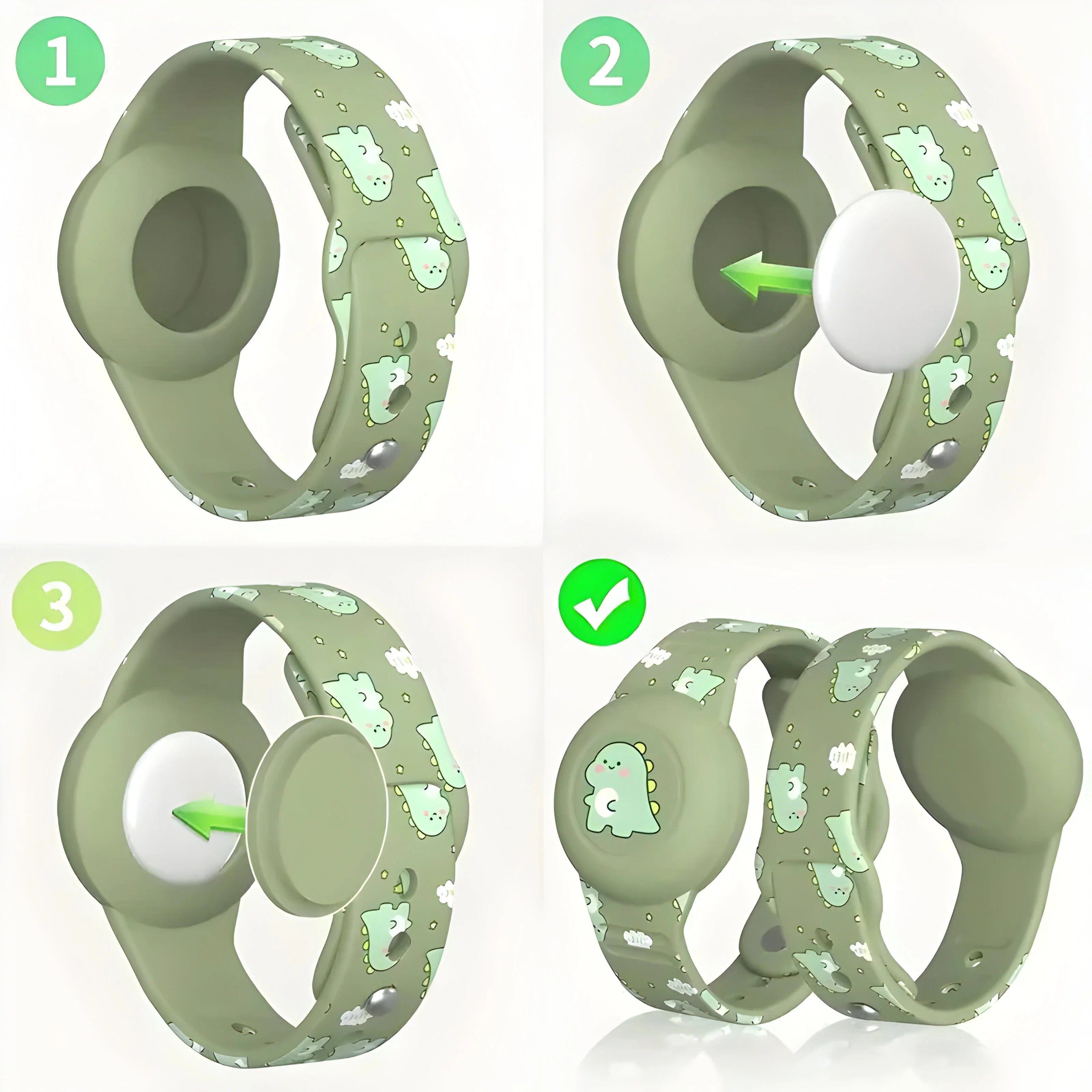 Kids' Silicone Wristband for Location Tag