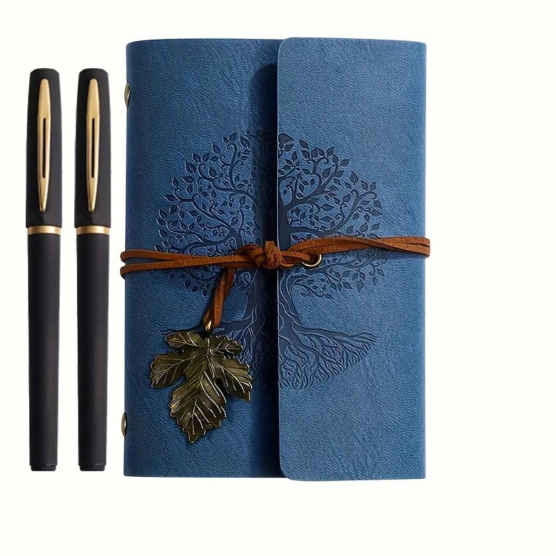 Vintage Tree Journal Set with 2 Gel Pens