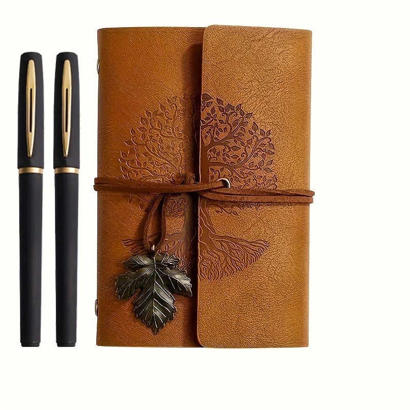 Vintage Tree Journal Set with 2 Gel Pens