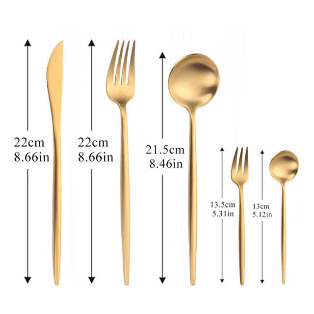 Modern 5-Piece Cutlery Set