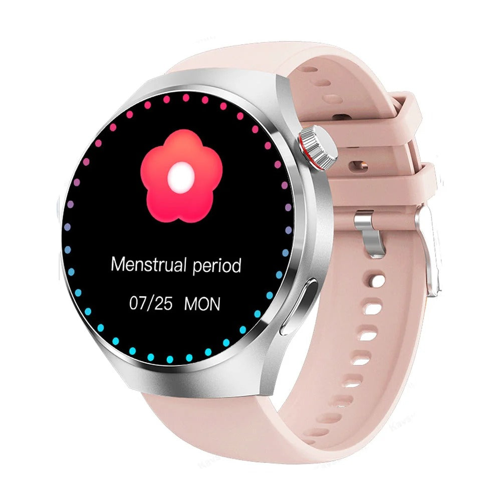 Smartwatch with AMOLED Display and Heart Rate Tracking
