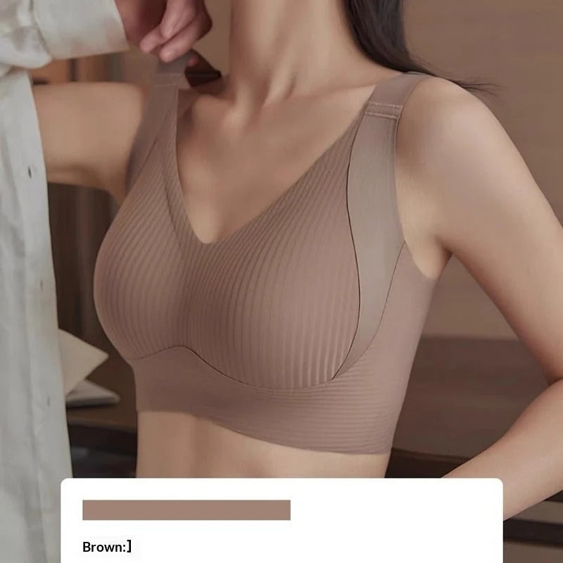 Seamless Wireless Sport-Style Bralette