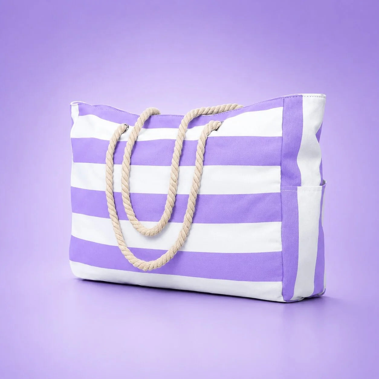 XXL Beach Bag with Zipper