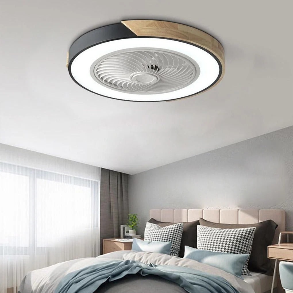 Bladeless Ceiling Fan with LED Light