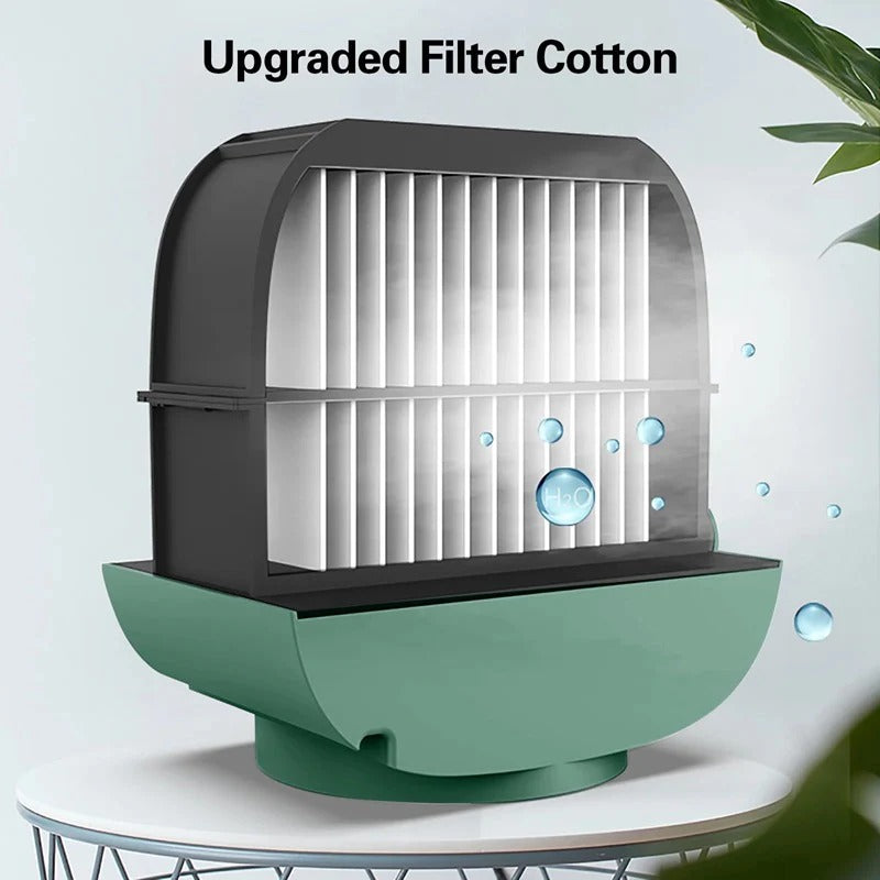 3-in-1 Personal Air Cooler with LED Light