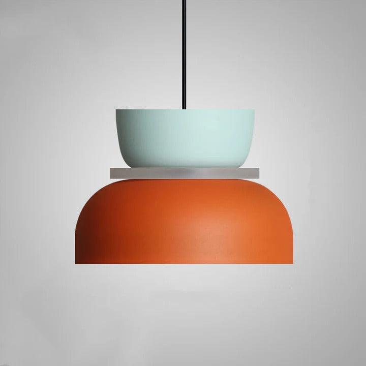 Nordic Colorful Macaron Metal Pendant Light for Living Room