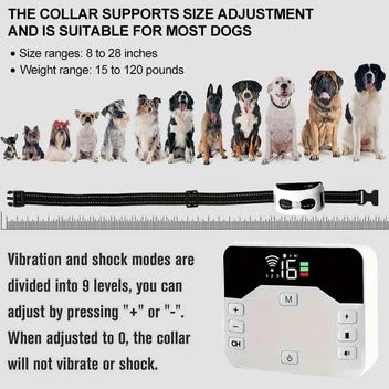 Wireless Dog Fence and Training Collar (2-in-1)