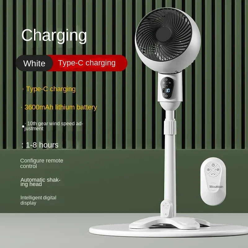 Adjustable Pedestal Fan with Remote Control