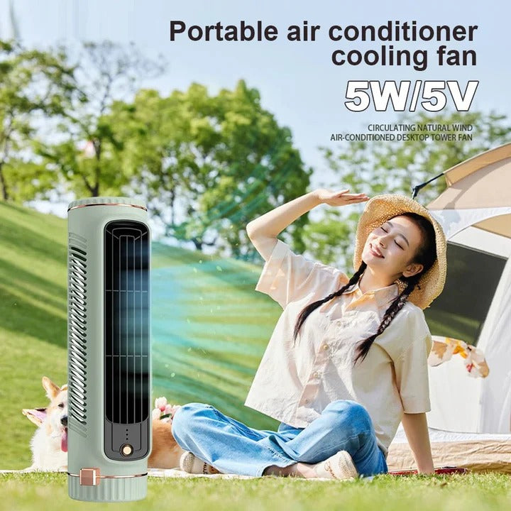 Bladeless Tower Fan with 360 Degree Airflow