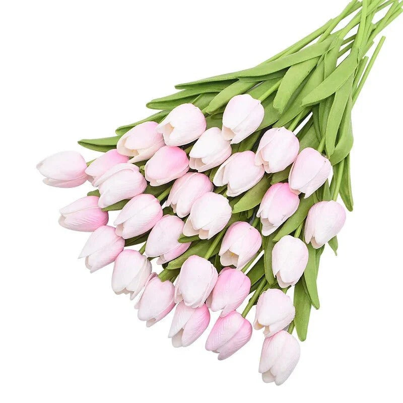 31-Piece Artificial Tulip Bunch
