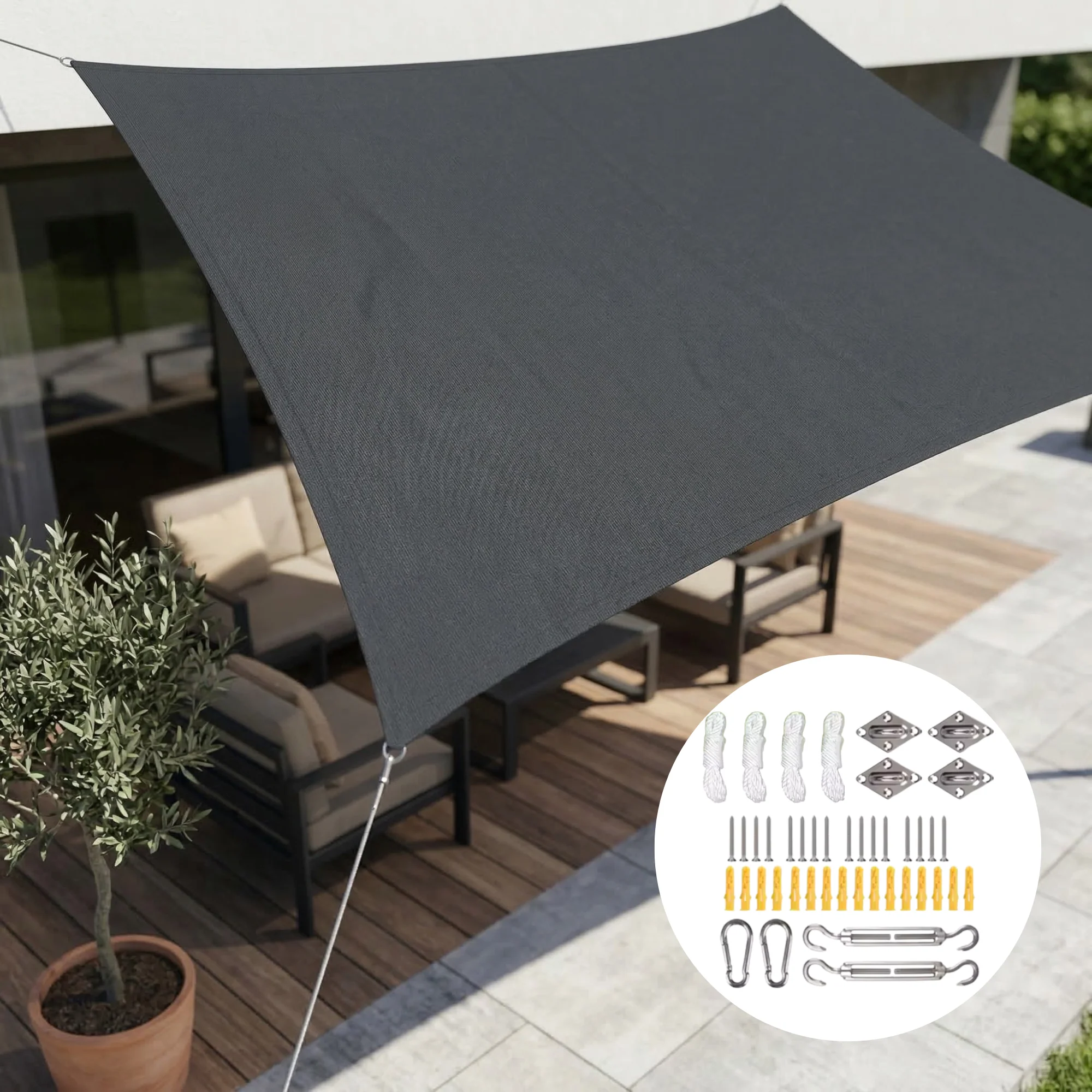 Waterproof Rectangular Shade Sail