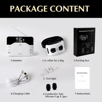 Wireless Dog Fence and Training Collar (2-in-1)