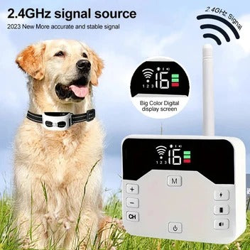 Wireless Dog Fence and Training Collar (2-in-1)
