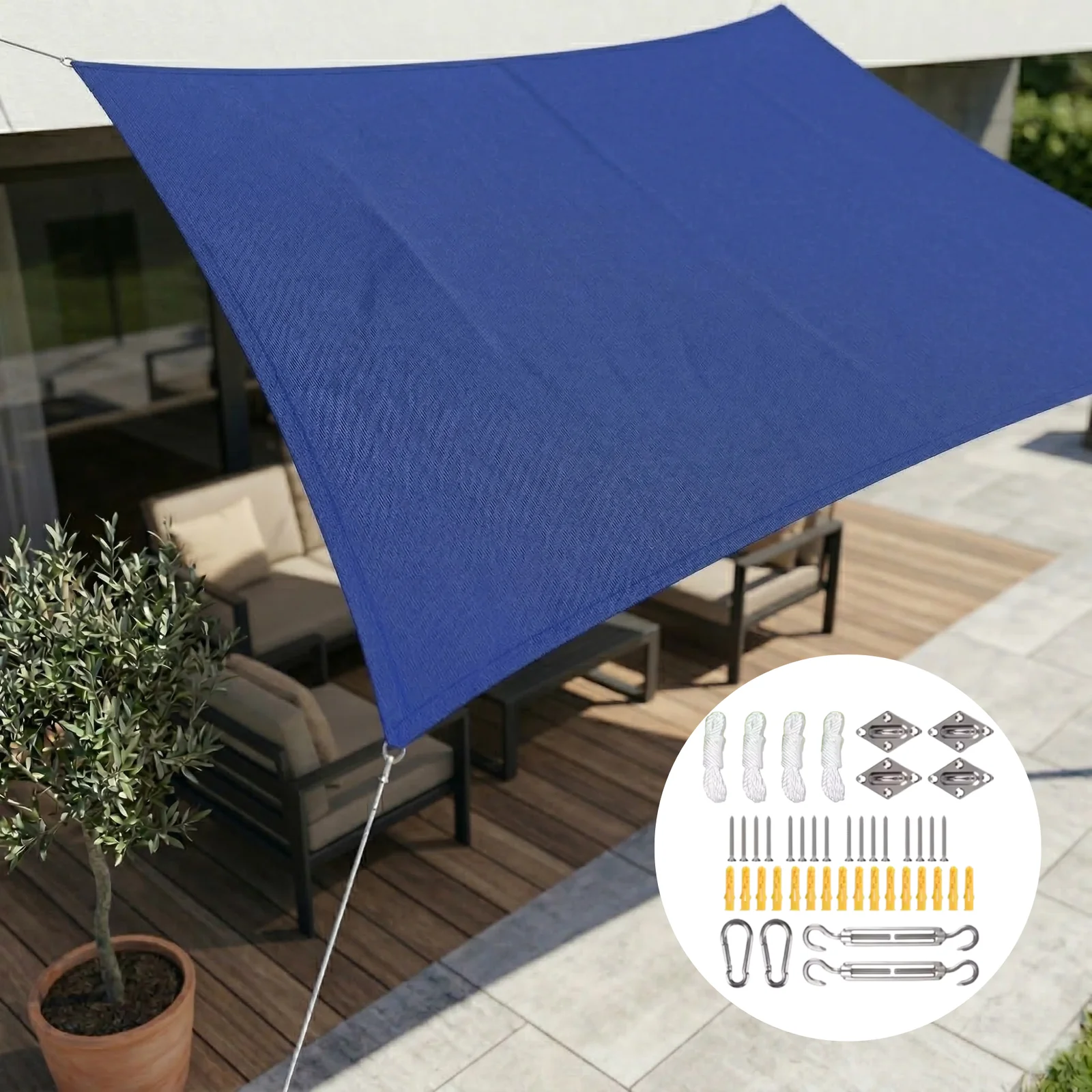 Waterproof Rectangular Shade Sail