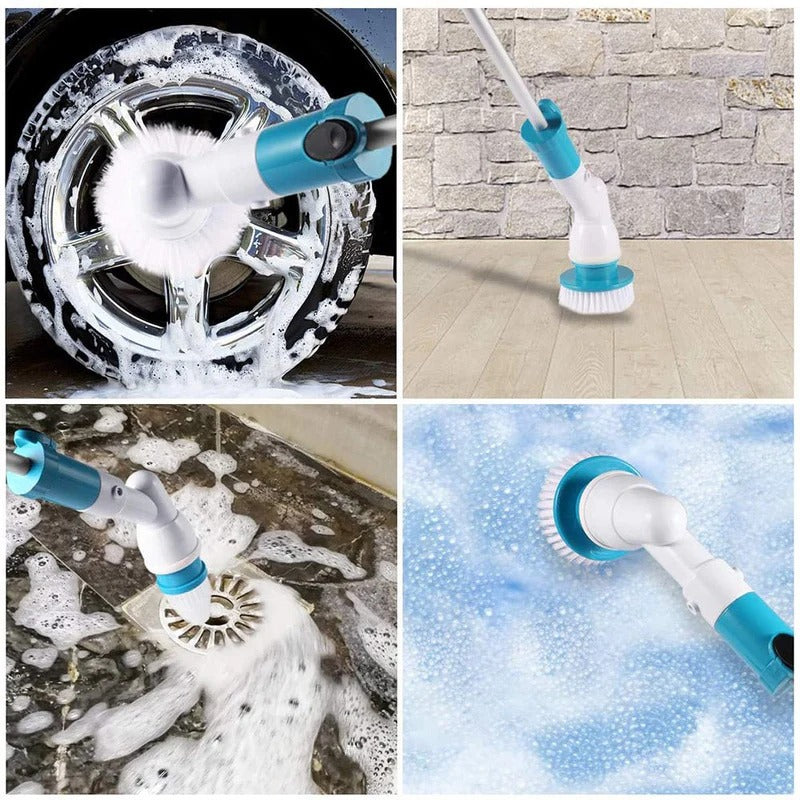 Cordless Spin Scrubber with 3 Brush Heads