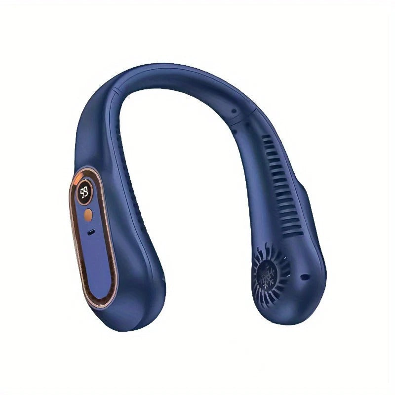 Bladeless Neck Fan with Digital Display