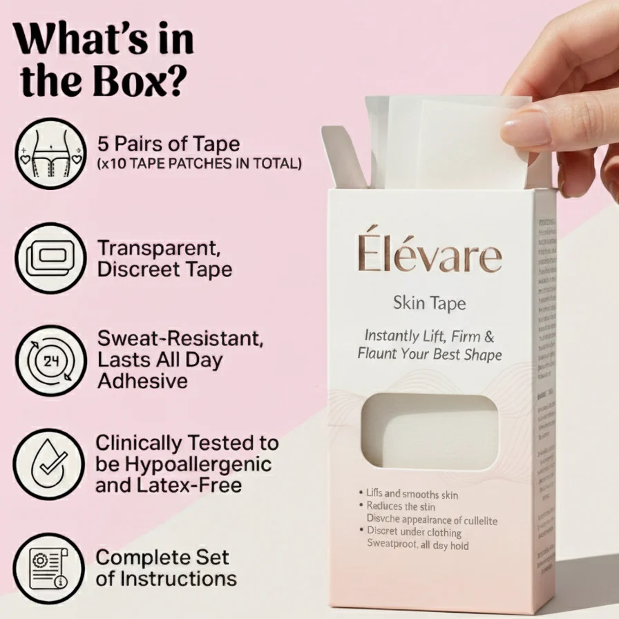 VellaShape™ Body Tape — Adhesive Body-Contouring Strips