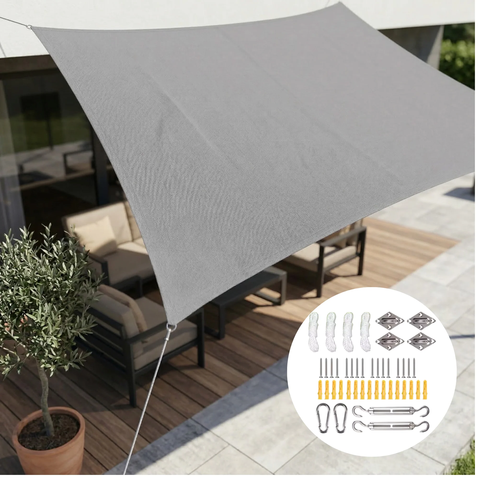 Waterproof Rectangular Shade Sail