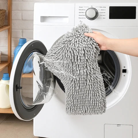 Soft Chenille Bath Mat with Memory Foam