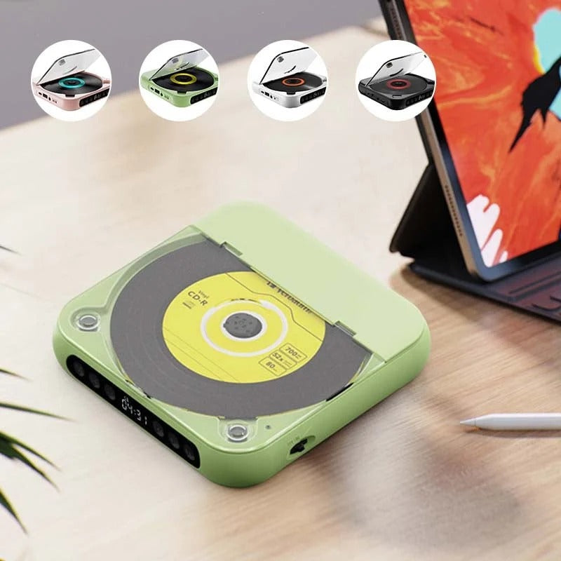 Compact Portable CD Player with Bluetooth