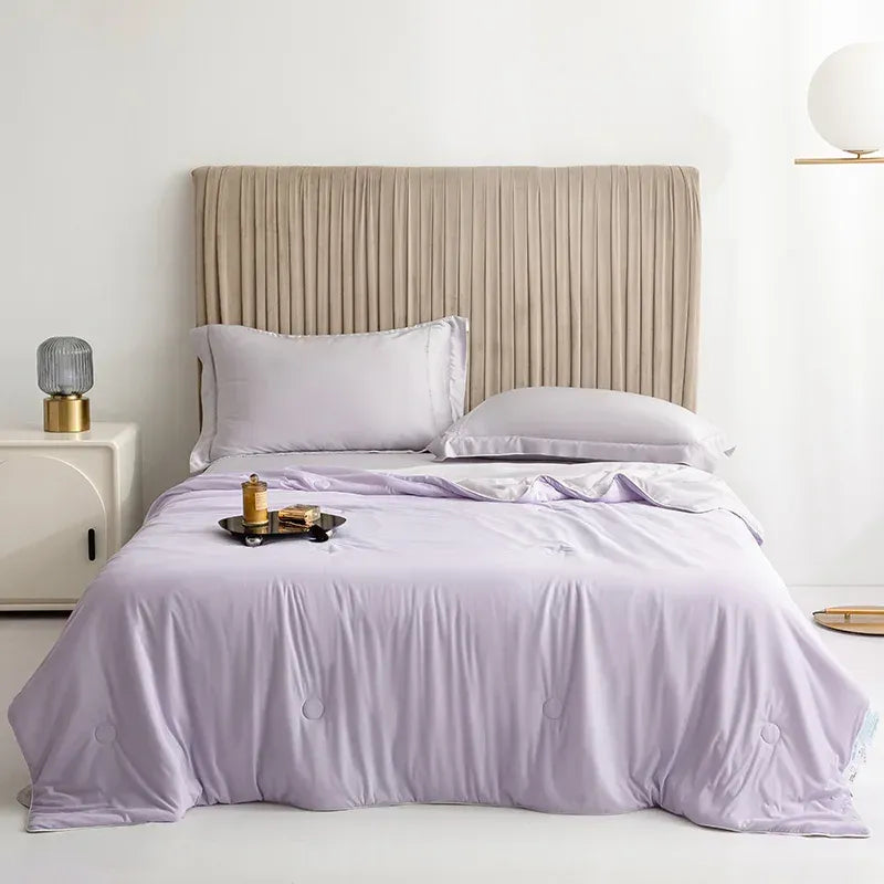 Cooling Ice Silk Summer Blanket