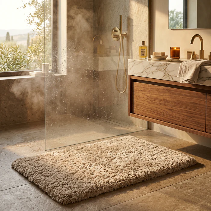 Ultra Soft Plush Microfiber Non Slip Shaggy Bath Rug for Bathroom