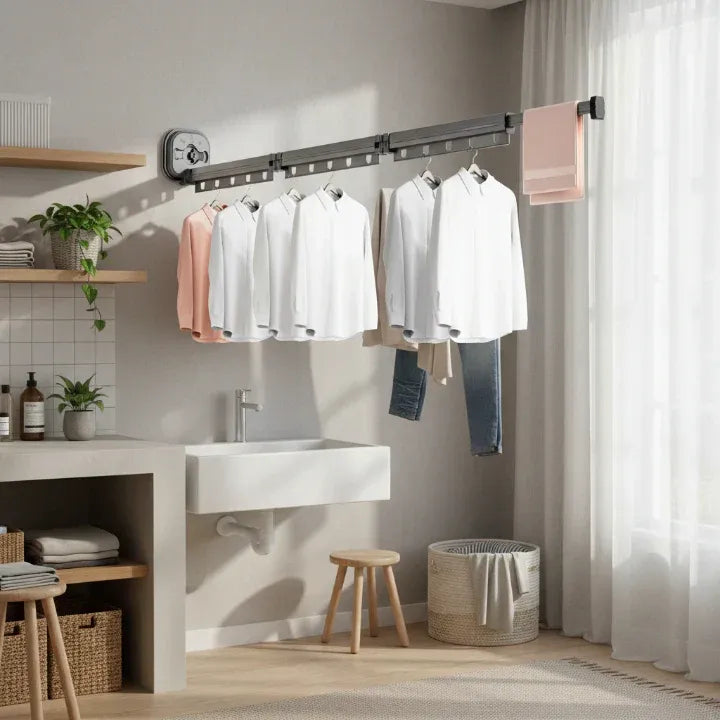 Folding Wall-Mounted Clothes Dryer