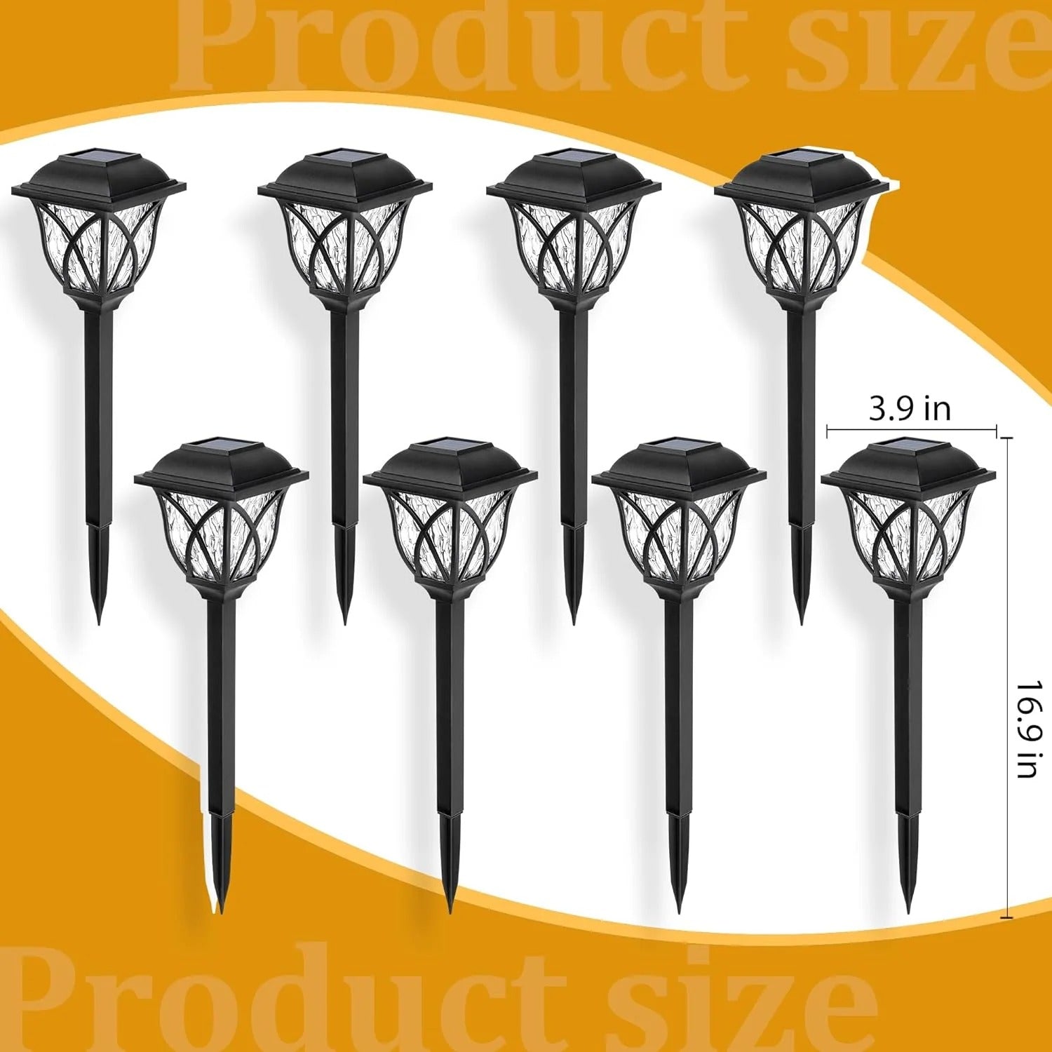 Solar LED Garden Lights (6-Pack)
