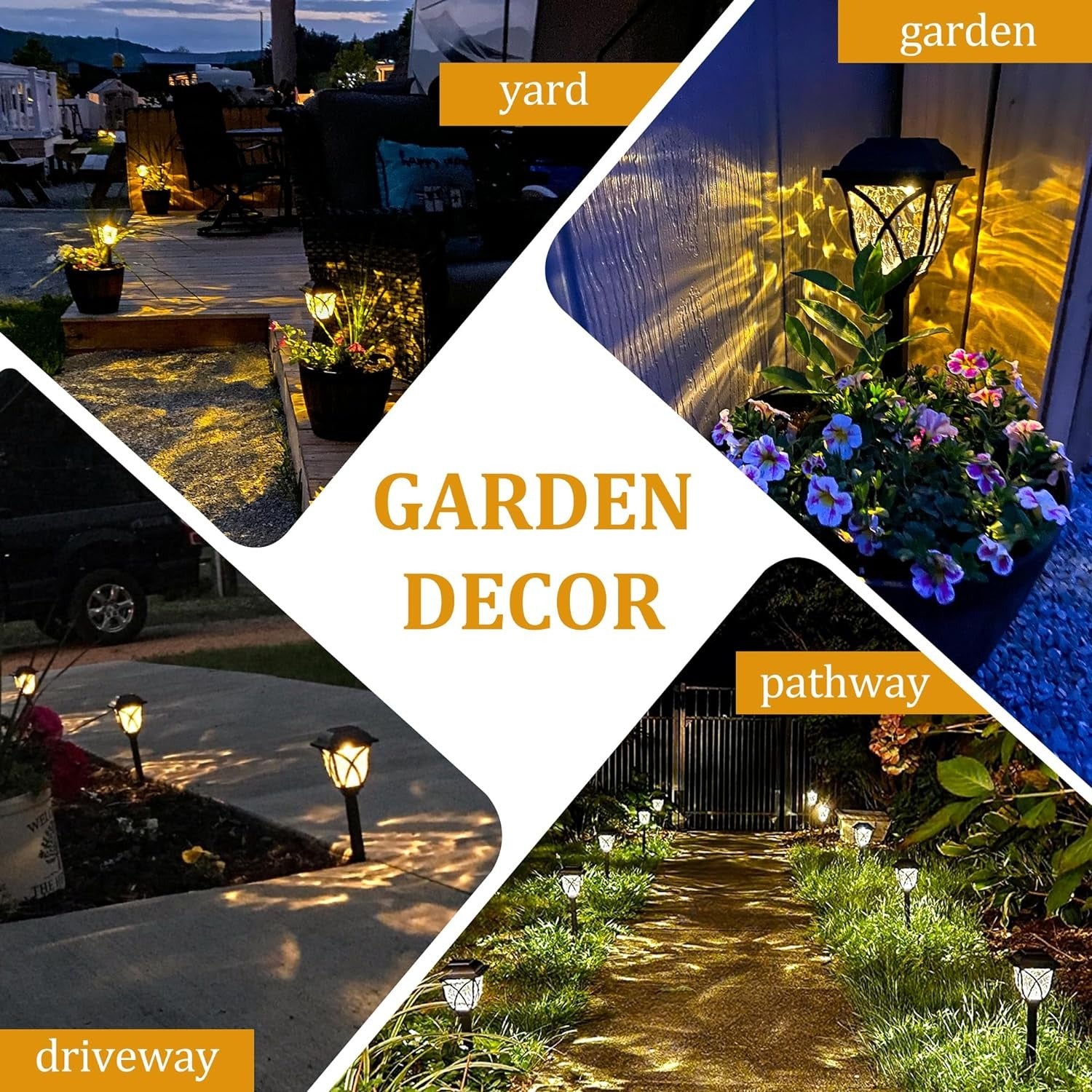 Solar LED Garden Lights (6-Pack)