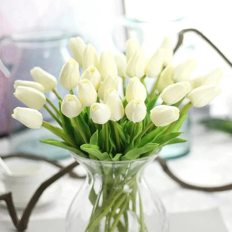 31-Piece Artificial Tulip Bunch