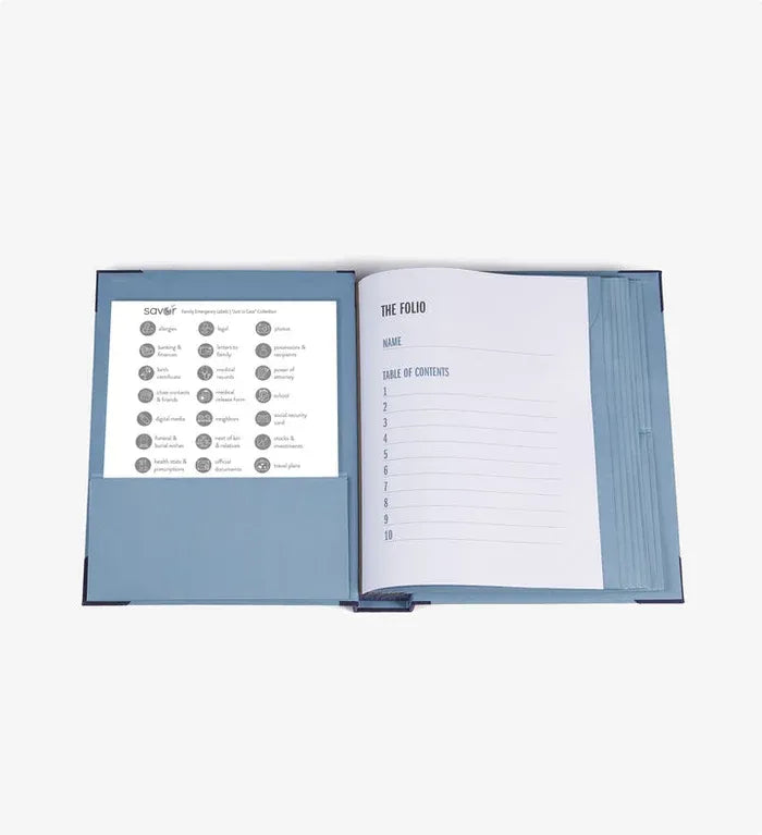 "If I Die" Important Documents Binder