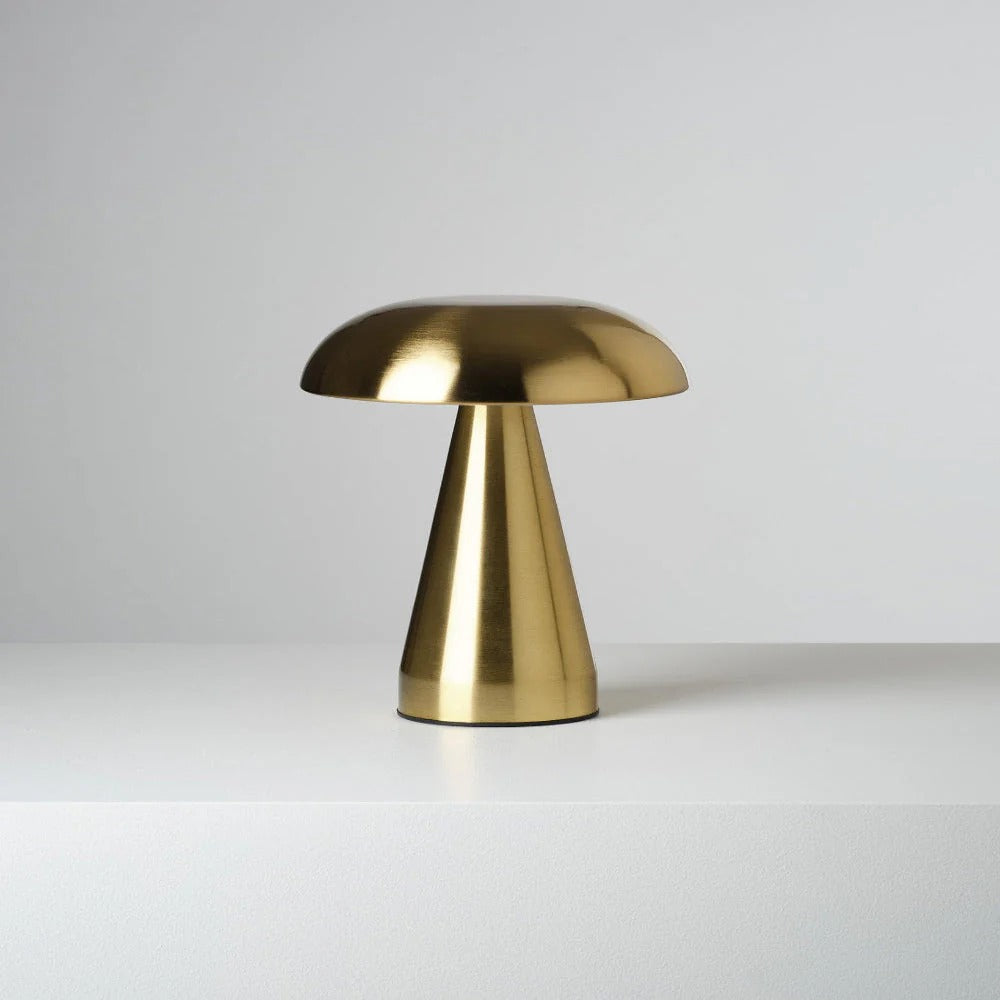 Vintage Mushroom Metal Table Lamp for Bedside and Desk