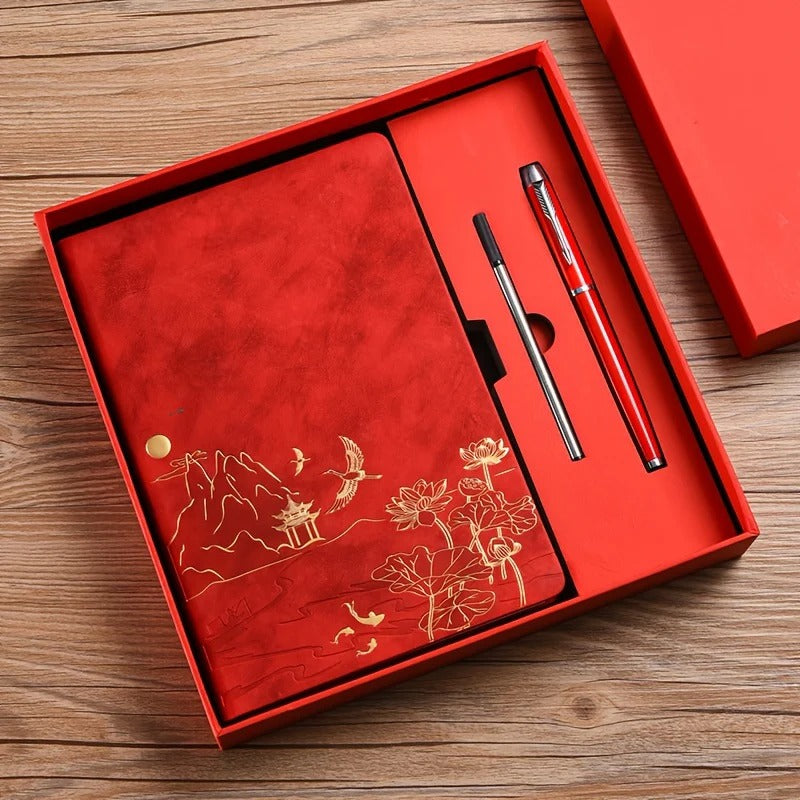 A5 Notebook Gift Set with Colour-Changing Cover