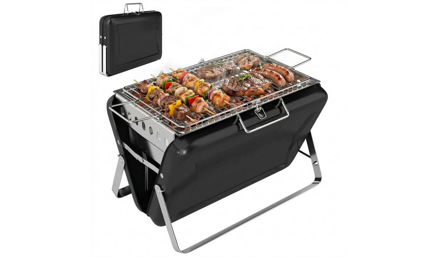 Portable Folding Charcoal Grill