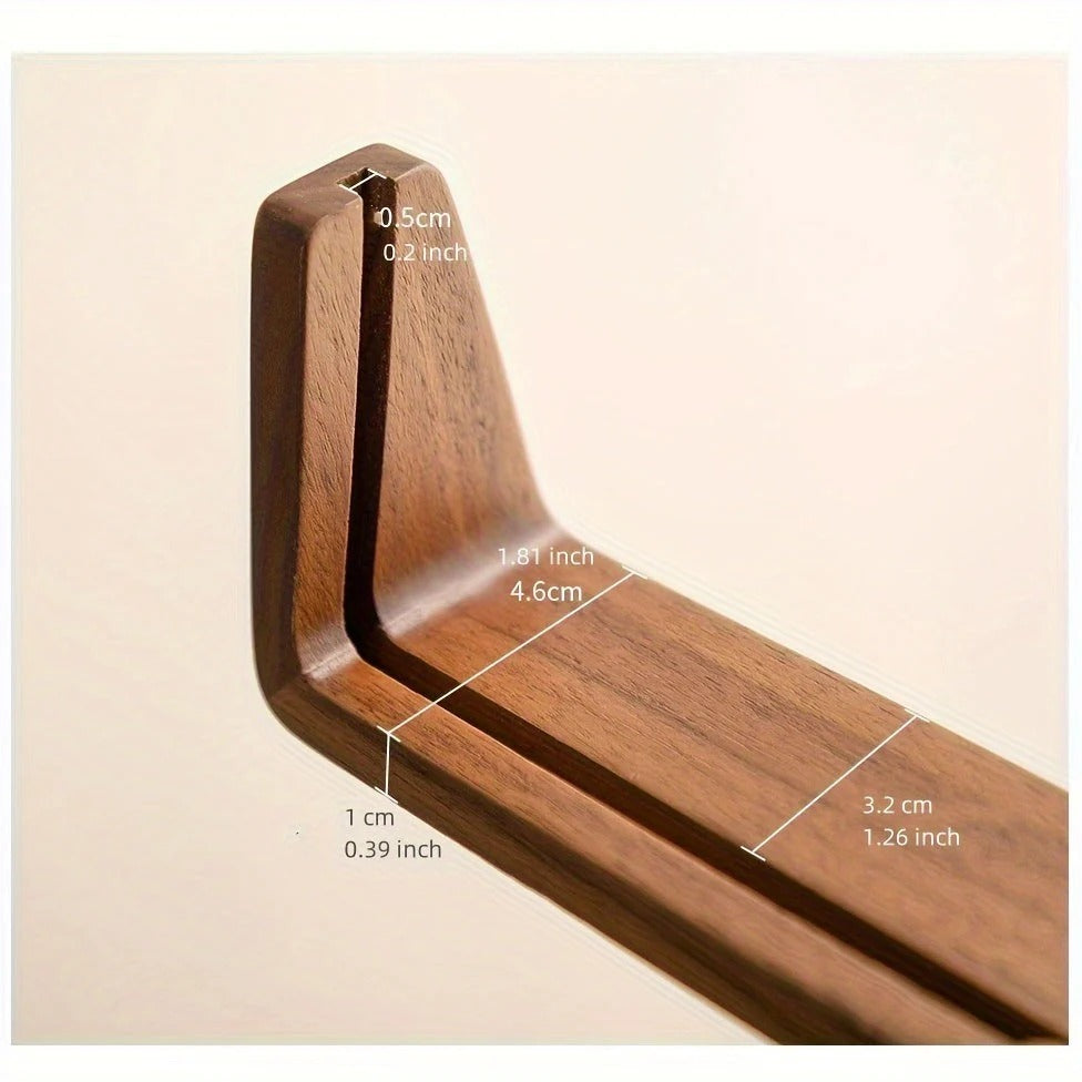 U-Shaped Acrylic and Wood Photo Frame