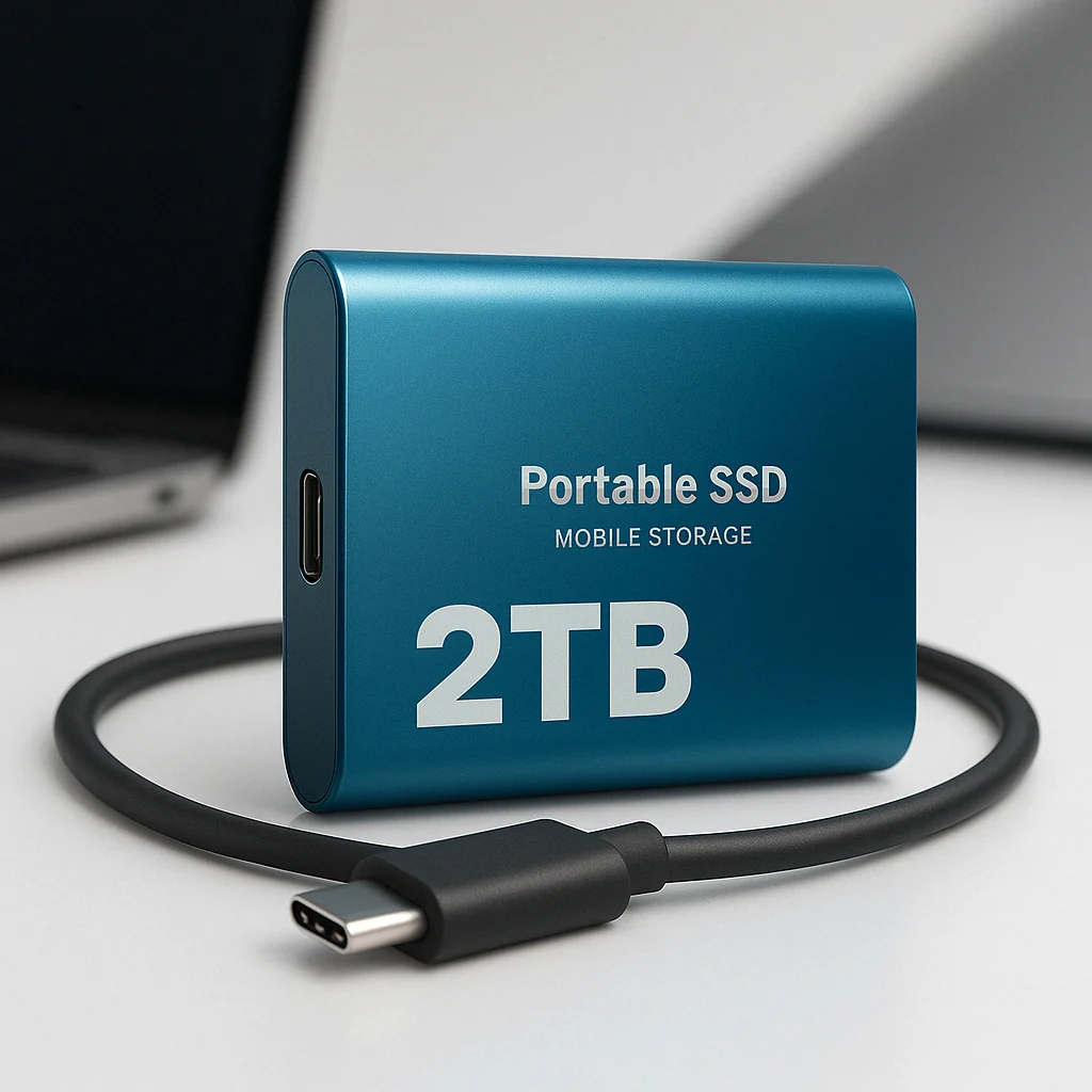 Portable External SSD 2 TB USB-C