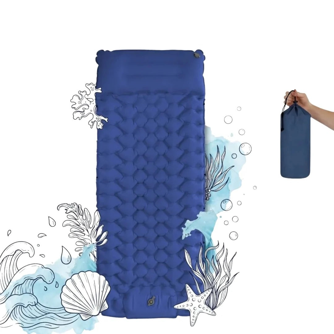 Inflatable Camping Mattress with Foot Pump