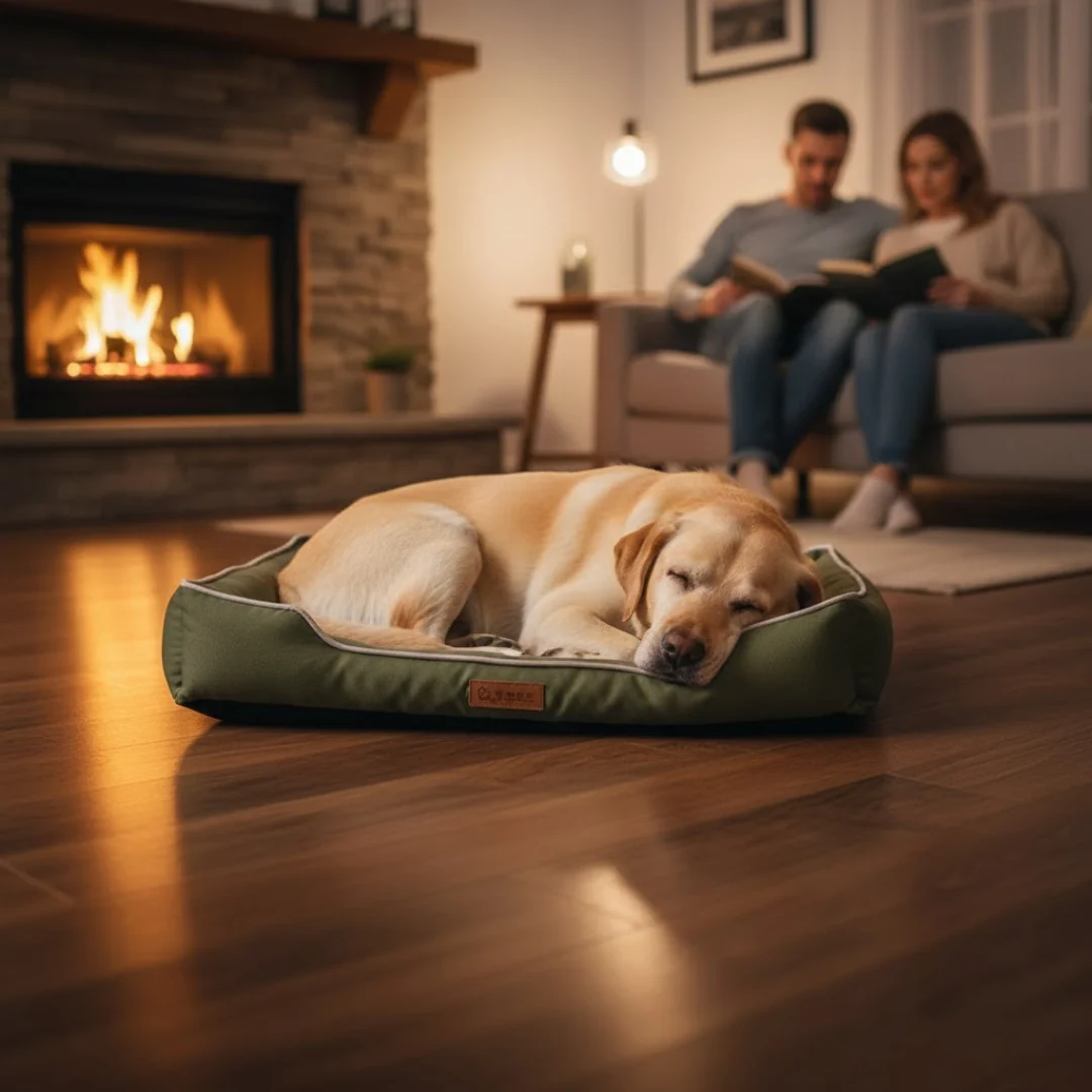 Supportive Foam Dog Bed with Removable Washable Cover