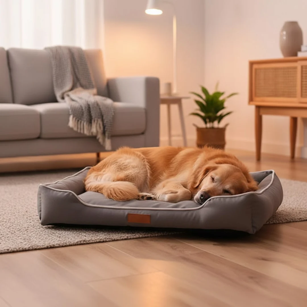 Supportive Foam Dog Bed with Removable Washable Cover