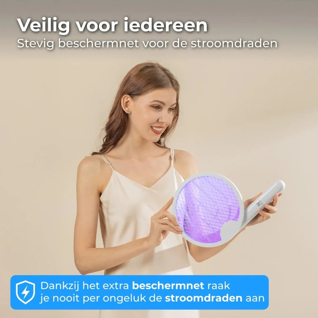 Electric Fly Swatter with UV Lamp