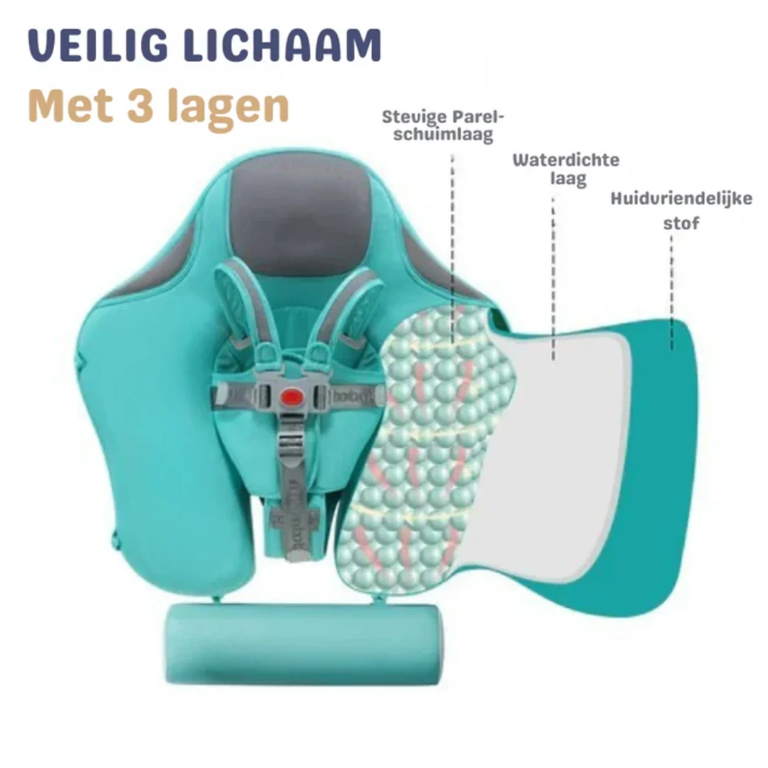 Baby Swim Float with UV Sun Canopy