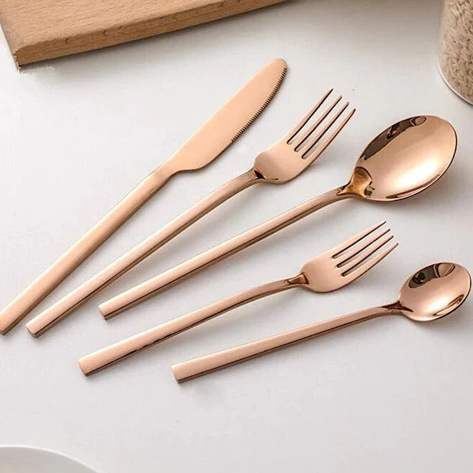 30-Piece Stainless Steel Cutlery Set